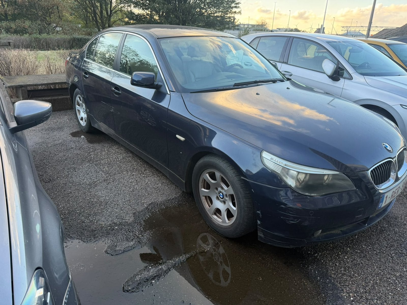 Bmw 520I, Autos, Cuir, Beige, Boîte manuelle, 5 portes