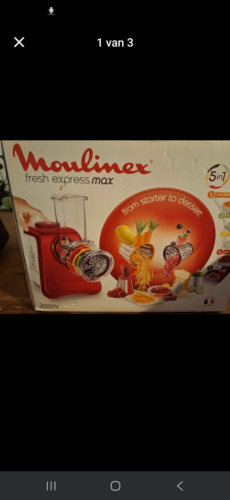 Mulinex rasp, Enlèvement
