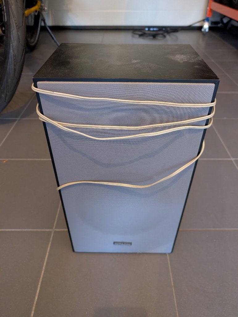 Hitachi SDT-2375 stereo music centre + LS 220 luidspreker, TV, Hi-fi & Vidéo, Tourne-disques, Enlèvement, Utilisé, Tourne-disque