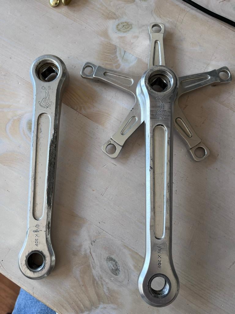 Campagnolo Gran Sport crankset (zacht prijsje), Ophalen of Verzenden, Gebruikt, Overige maten, Campagnolo