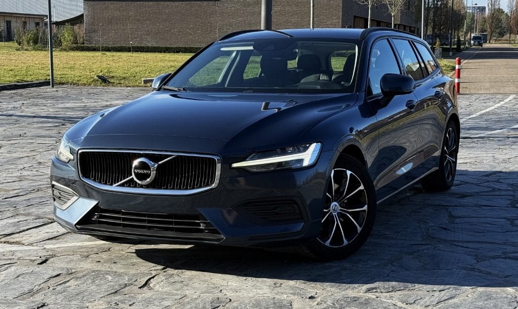 Volvo V60 2.0d Automaat/Xenon/Navi/Airco/Leder/1ste eigenaar, Auto's, Dealer onderhouden, 4 cilinders, 110 g/km, Leder