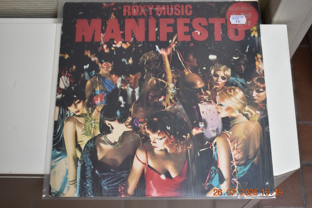 LP : Roxy Music - Manifesto (Synth Pop), Cd's en Dvd's, LP, Gebruikt, Pop, Ophalen of Verzenden