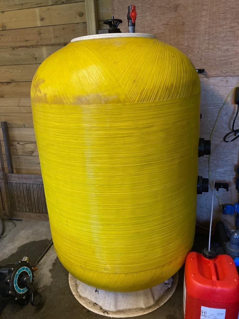 Zwembad: glasfilter 1000mm x 1600 mm GRATIS OP TE HALEN, Tuin en Terras, Ophalen, Gebruikt, Filter