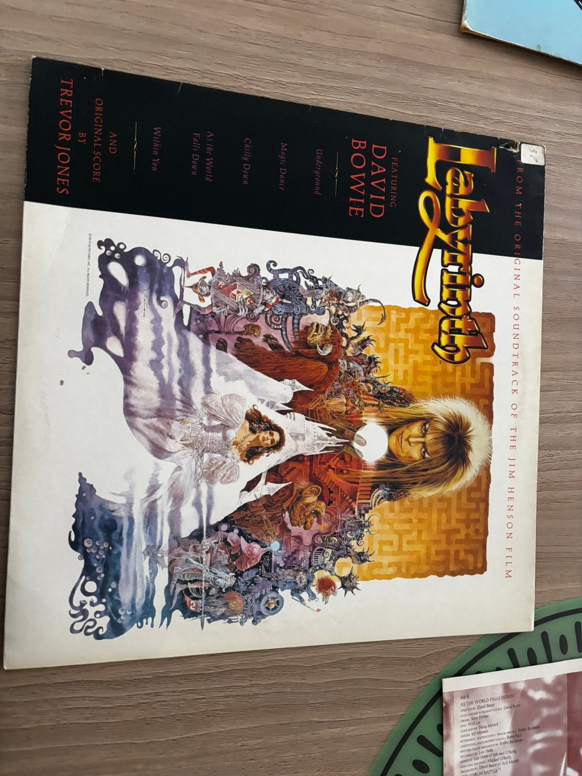 Labyrinth David Bowie originele lp, Ophalen of Verzenden, Zo goed als nieuw, Cd of Plaat