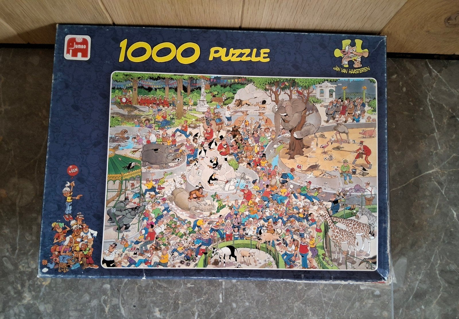Jan van Haasteren Puzzel - De Dierentuin (1000 stukjes), Ophalen of Verzenden