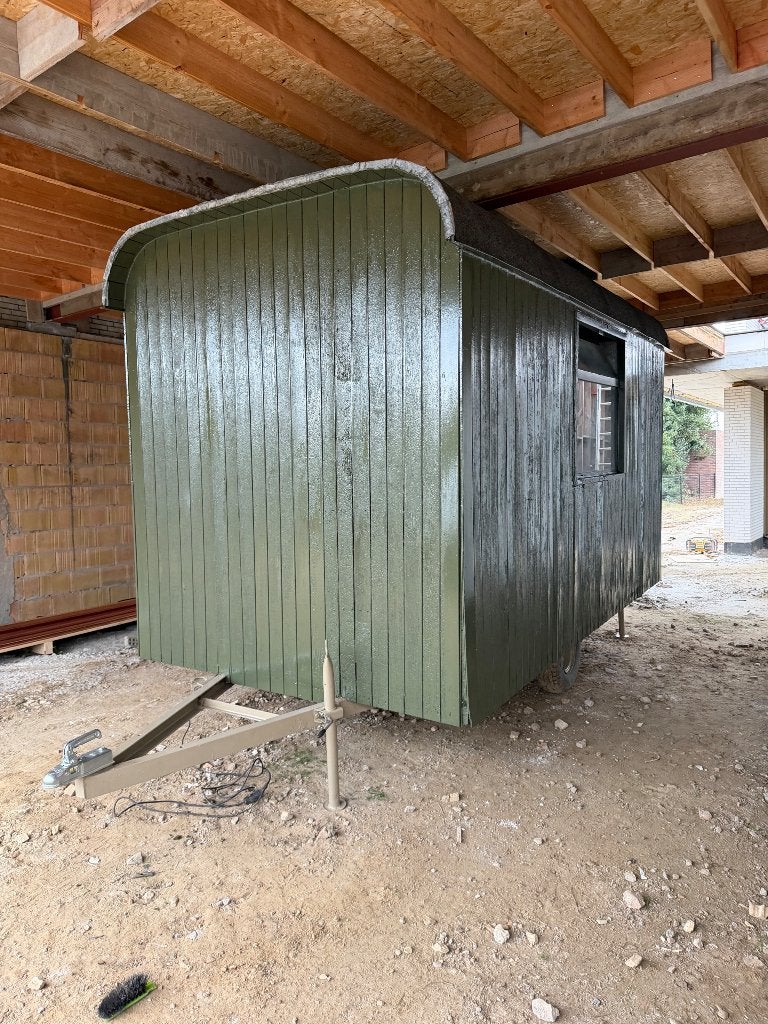 Pipowagen/werfkeet, Doe-het-zelf en Bouw, Ophalen, Gebruikt