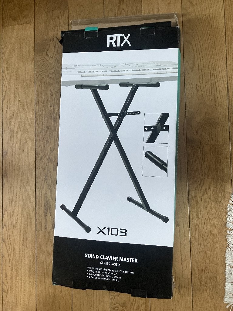 Stand clavier, comme neuf, Musique & Instruments, Enlèvement, Comme neuf, Pied pour instrument, Clavier ou Synthétiseur