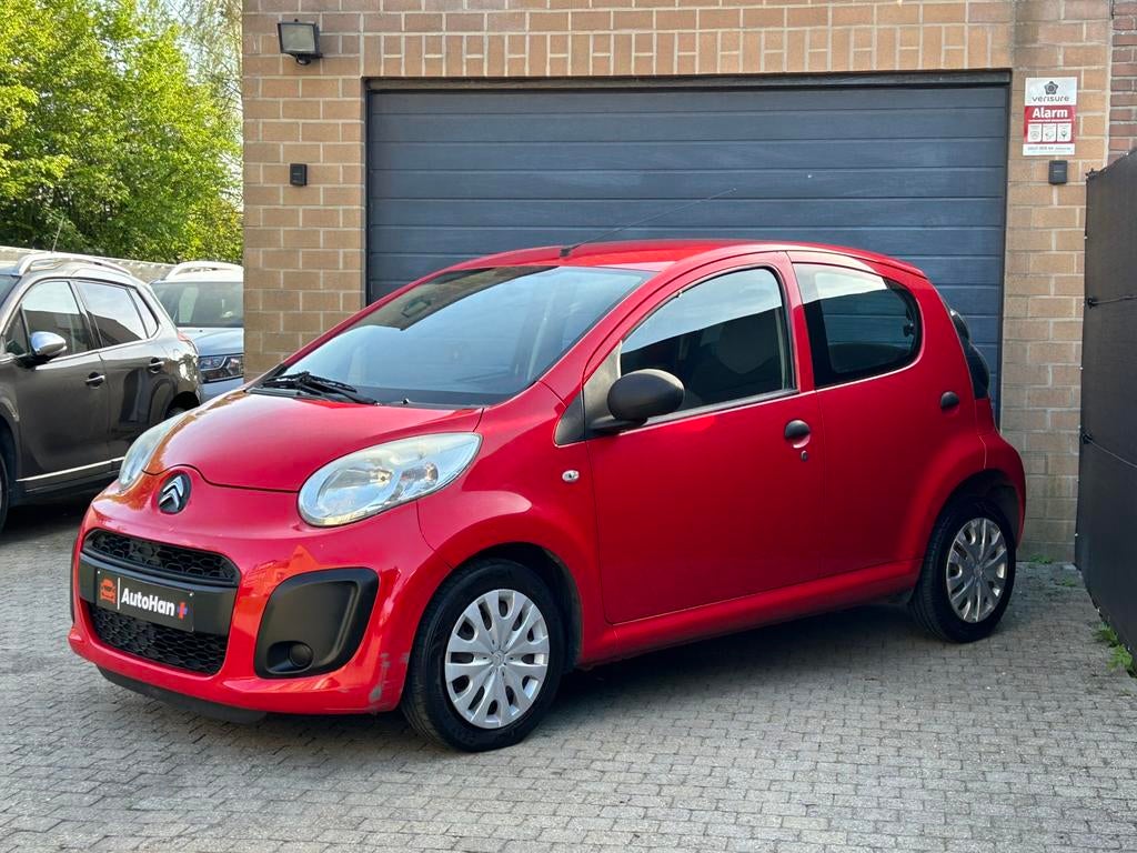 Citroen C1 1.0i Exclusive Airco Onderhoudsboek 2sleutels, Autos, Citroën, Rouge, Euro 5, Entreprise, Boîte manuelle