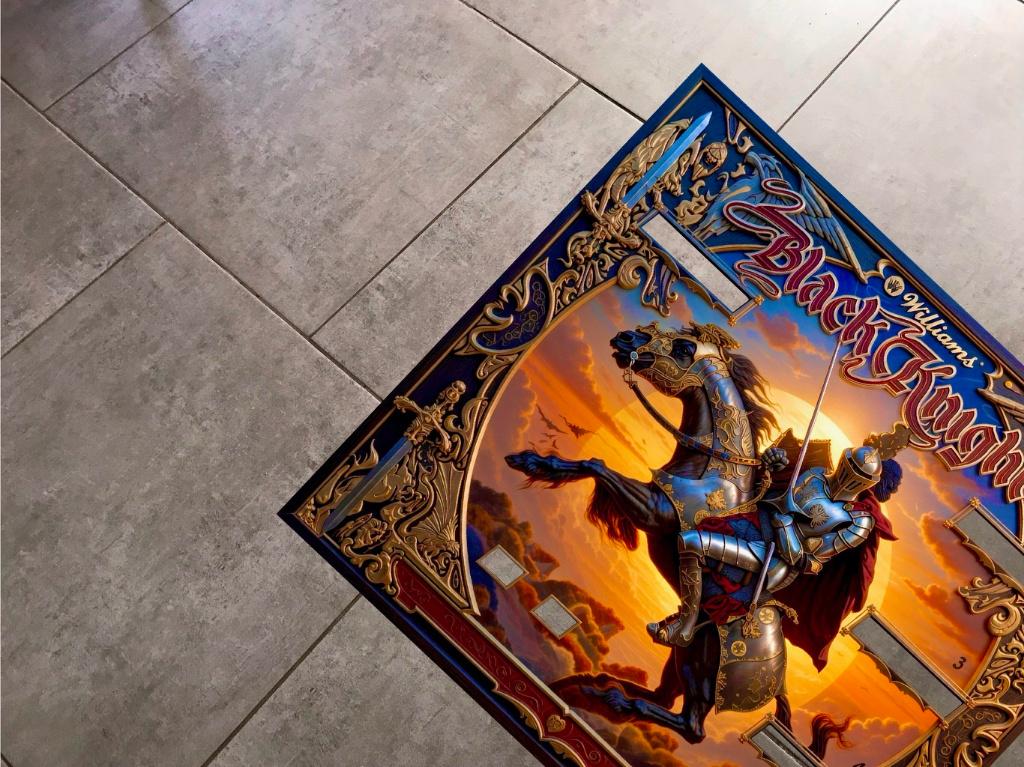 Translite Flipper Black Knight 2.0, Collections, Machines | Flipper (jeu), Comme neuf, Électronique, Williams, Envoi