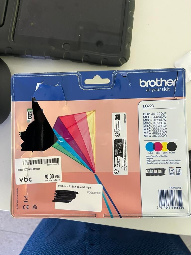 Nieuwe inktpatronen voor printer Brother, Ophalen, Nieuw