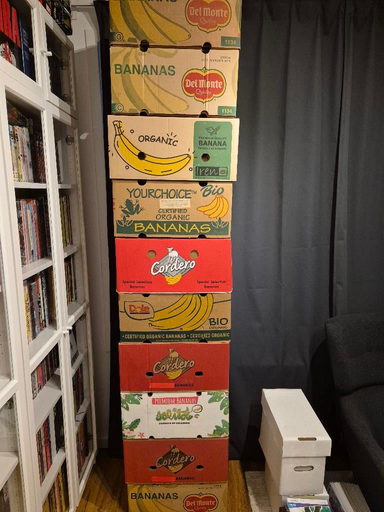 Bananendozen, Ophalen, Gebruikt