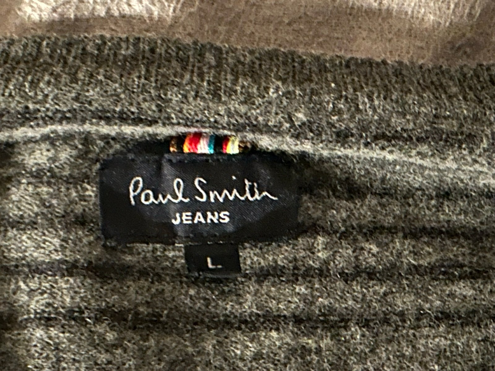Exclusieve wollen winterpull Paul Smith in nieuwstaat, Ophalen of Verzenden, Zo goed als nieuw, Maat 52/54 (L), Grijs