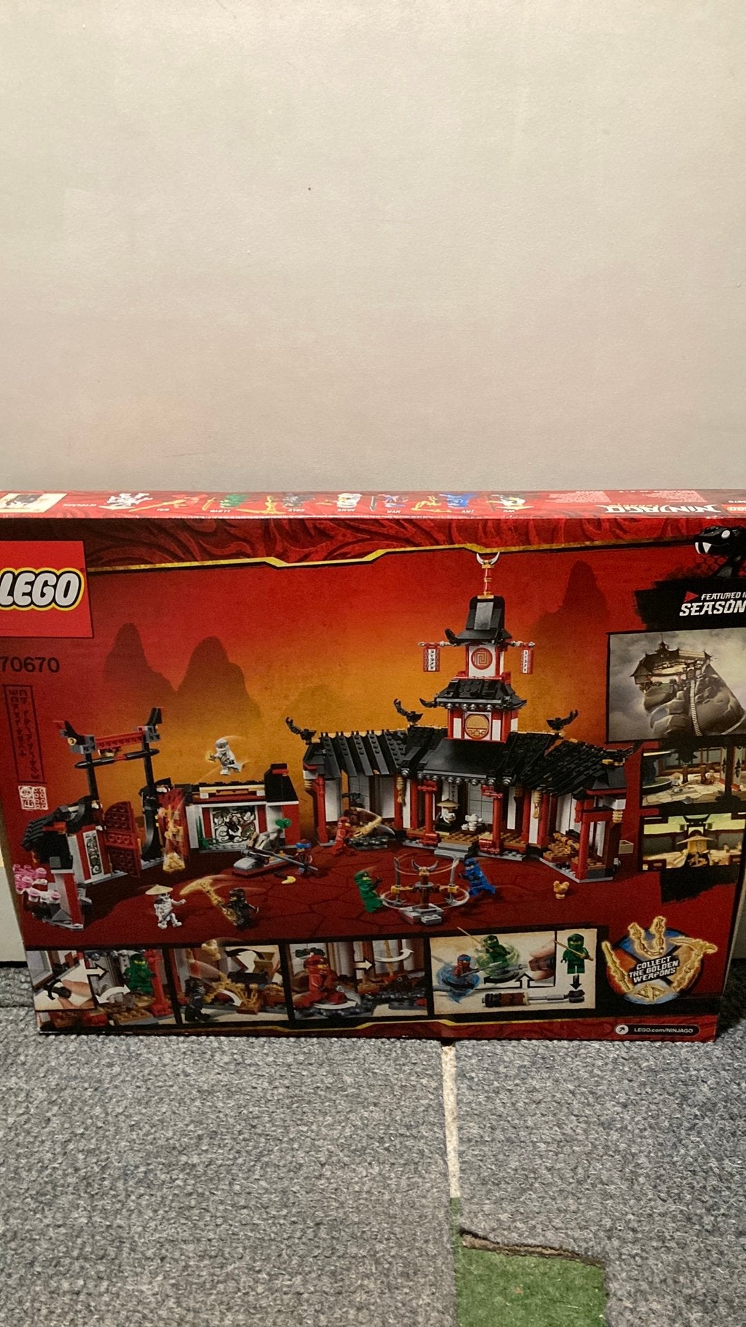 Lego ninjago 60670 monastery of Spinjitzu nieuw !, Ophalen of Verzenden, Lego, Ninjago