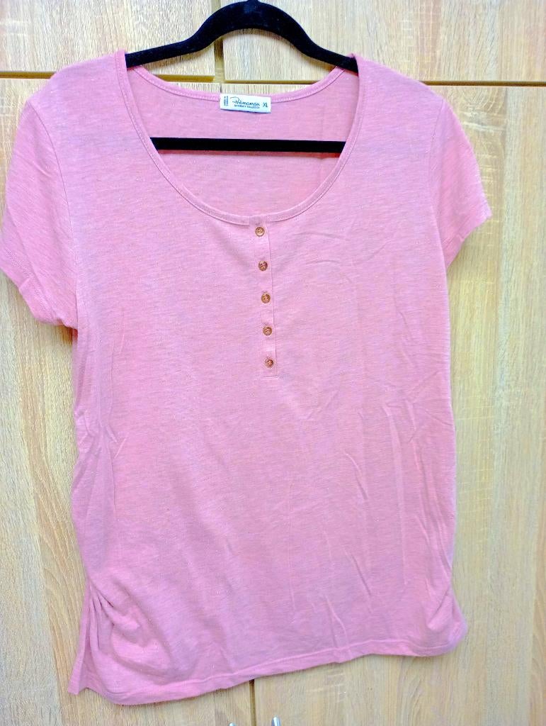 XL T-shirt grossesse, Enlèvement ou Envoi, Rose