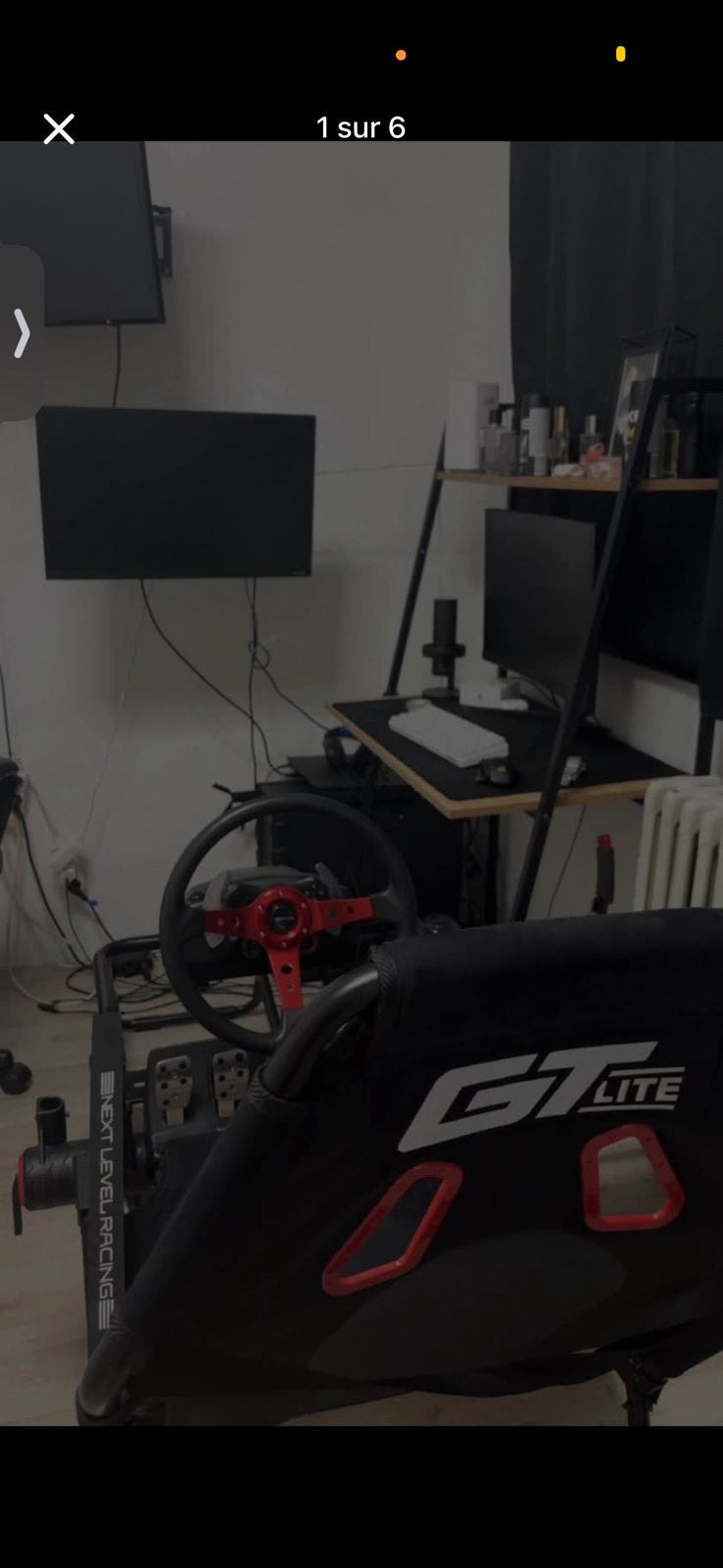 Simulateur + tour gaming, Enlèvement, Comme neuf, Micro