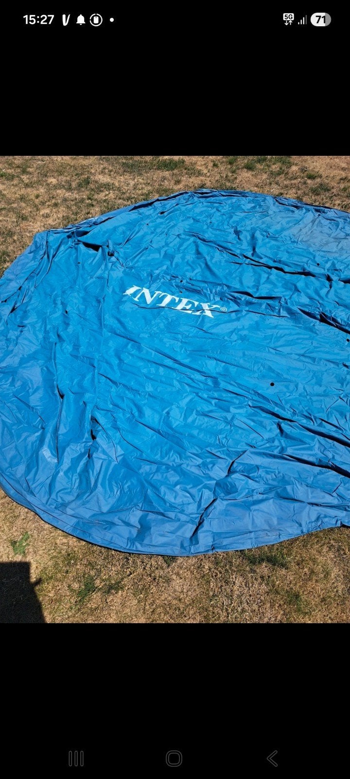 Afdekzeil intex zwembad, 120 cm of meer, Gebruikt, Rond, Ophalen of Verzenden