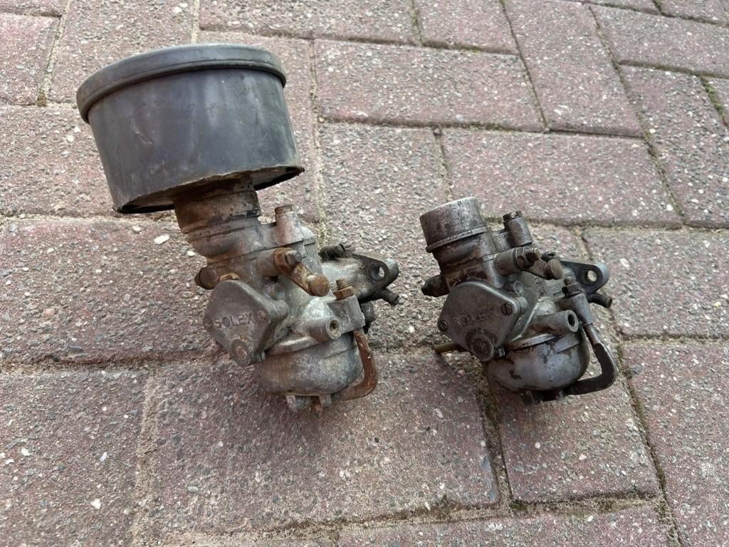 Solex carburateur (2x) + filter, Fietsen en Brommers, Ophalen of Verzenden, Gebruikt, Carburateur