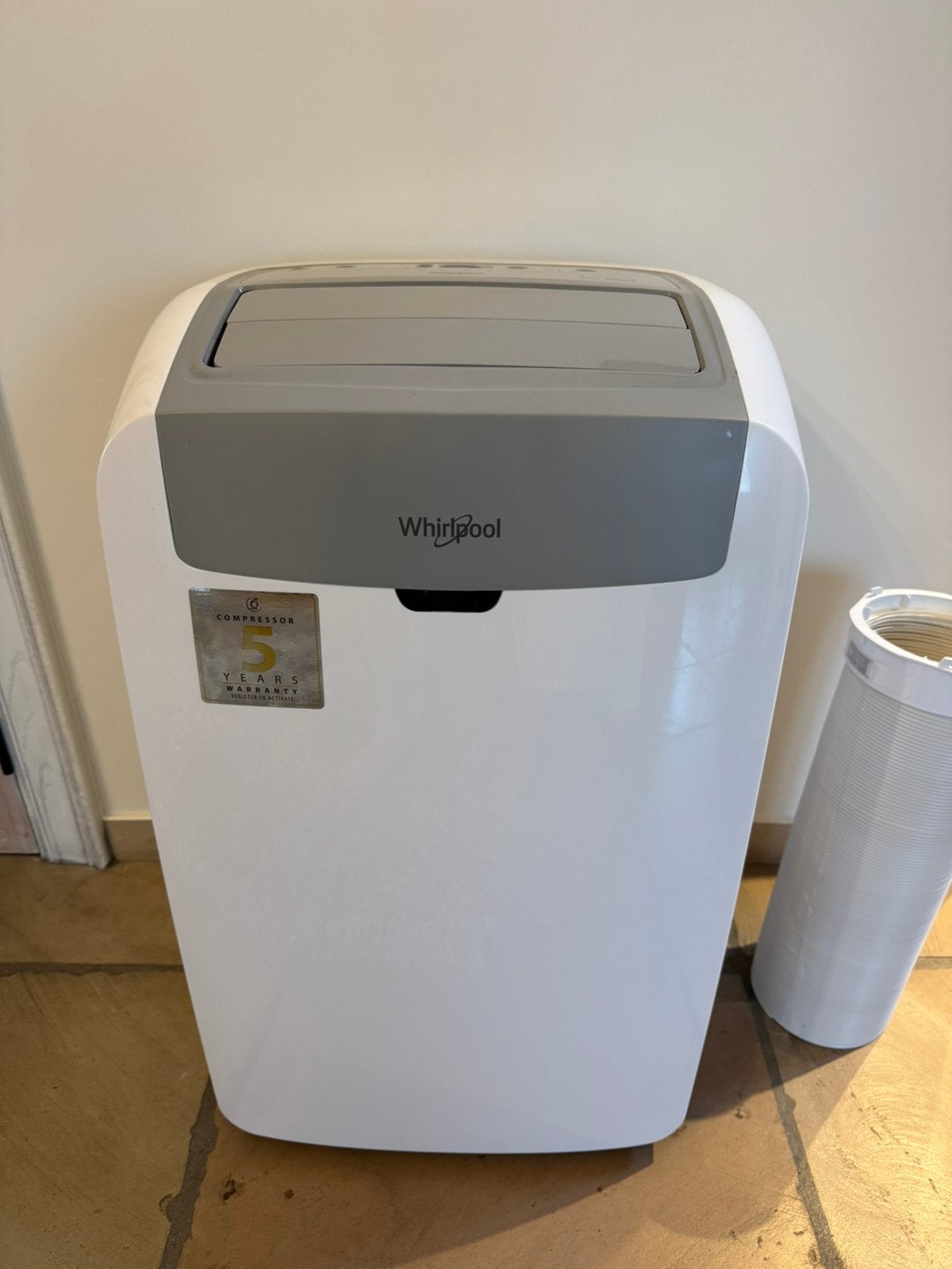 Mobiele Airco Whirlpool, Elektronische apparatuur, Airco's, Ophalen, Zo goed als nieuw, Verwarmen, Mobiele airco