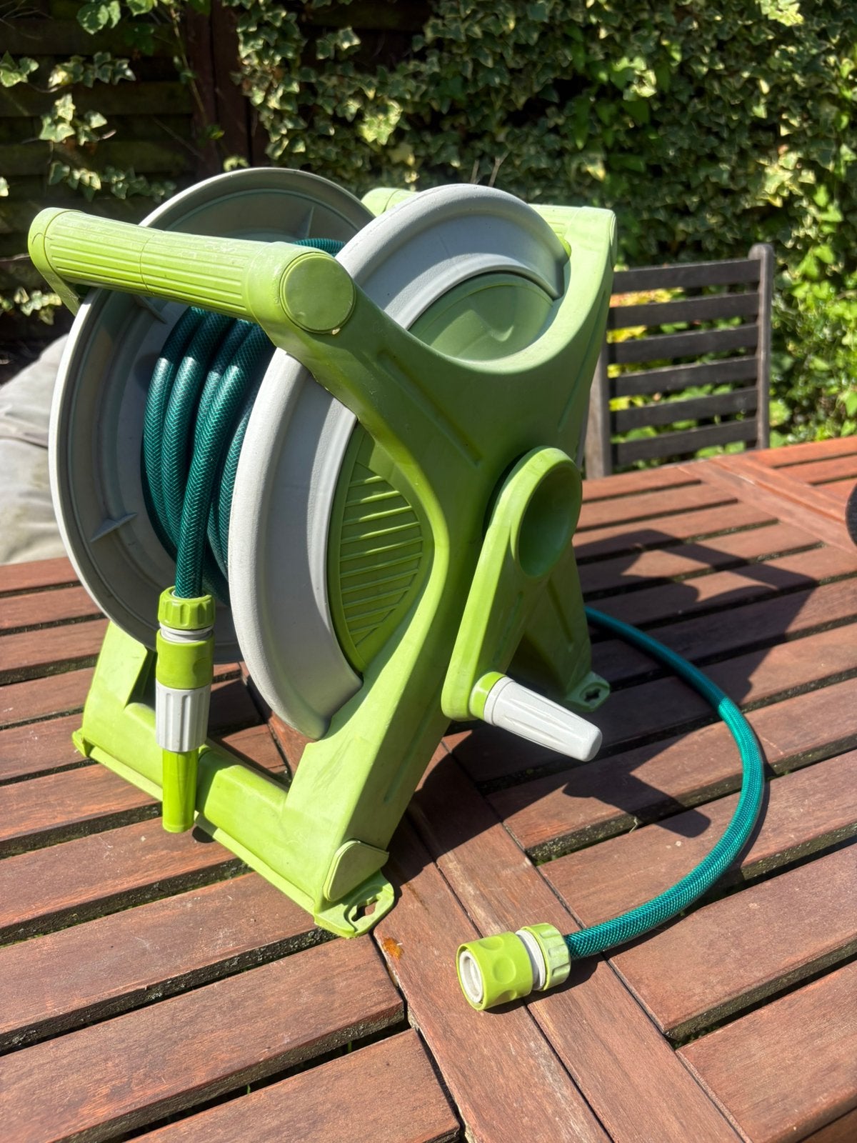Tuinslang met haspel 20m, Tuin en Terras, Ophalen, Gebruikt, Tuinslanghaspel