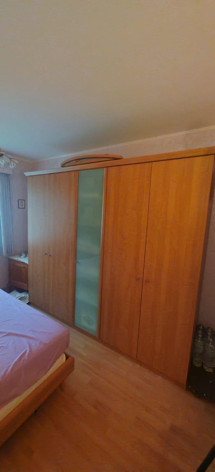 Chambre à coucher+lit dble+commode+armoire+matelas, Enlèvement, Comme neuf, Deux personnes, Moderne
