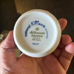 Vintage Sabena First Class porselein tasjes, Ophalen