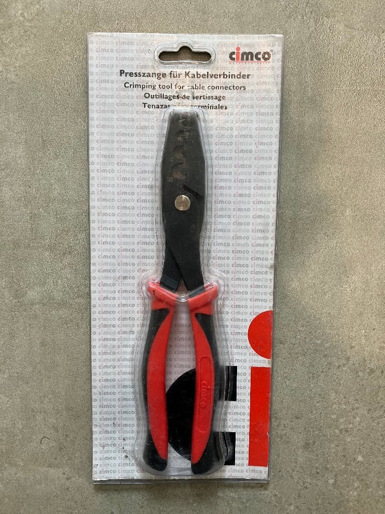 PINCE À SERTIR PROFESSIONNELLE CIMCO POUR EMBOUTS - 40 % !, Bricolage & Construction, Outillage | Outillage à main, Enlèvement ou Envoi