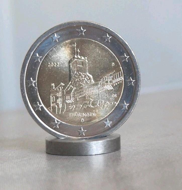 2022, Germany , D, 2 Euro Commemorative Coin, Enlèvement ou Envoi, 2 euros