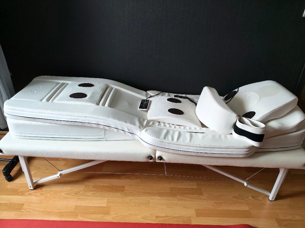 Andullatiematras met tafel en infrarood, Sport en Fitness, Massageproducten, Ophalen