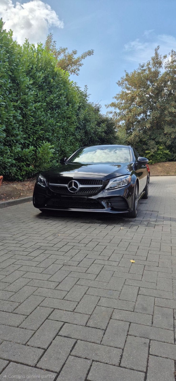 mercedes classe c200d pack amg 163chevaux boîte auto 9g, Cuir, Achat, Euro 6, Noir