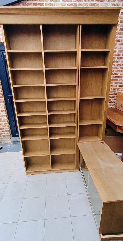 CD-, platen- en/of boekenkast te koop, Huis en Inrichting, Ophalen, 100 tot 150 cm, 200 cm of meer, 25 tot 50 cm