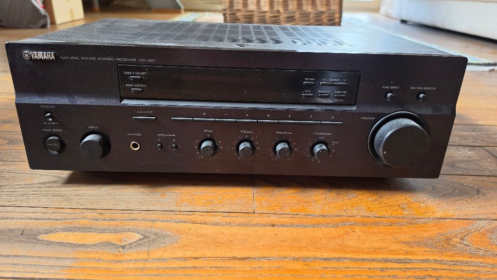 Ampli Tuner Yamaha RX-497, Yamaha, 60 à 120 watts, Enlèvement, Stéréo