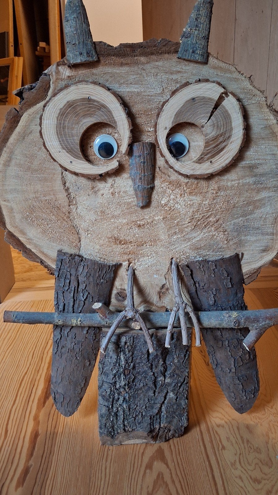 houte uil, Ophalen