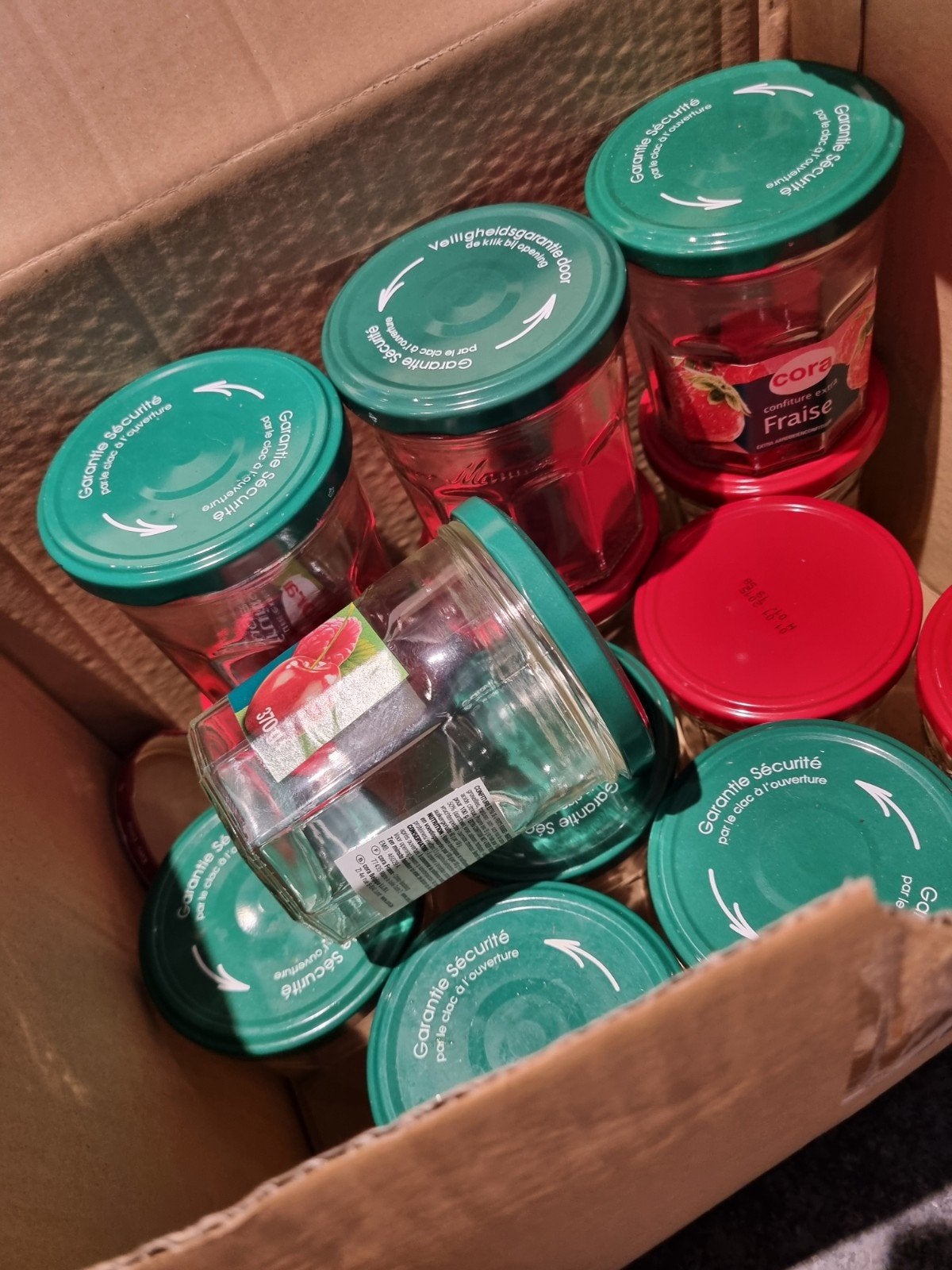 Confituur  potten  gratis af te halen, Ophalen