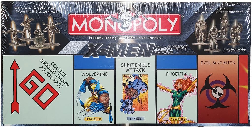 Monopoly - X-Men - Collector's Edition - English (Sealed), Neuf, 1027 Newport Avenue, Pawtucket, RI 02861, United States, Cinq joueurs ou plus