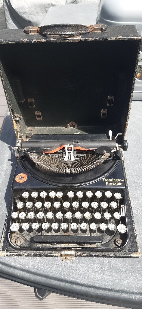 REMINGTON DRAAGBARE TYPEMACHINE, Diversen, Typemachines, Gebruikt, Ophalen