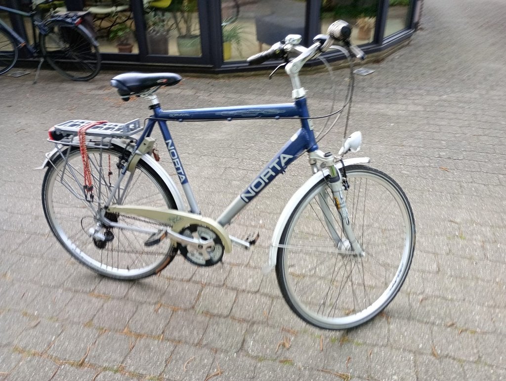 herenfiets, Vélos & Vélomoteurs, Autres marques, Vitesses, Frein sur jante, 65 cm ou plus
