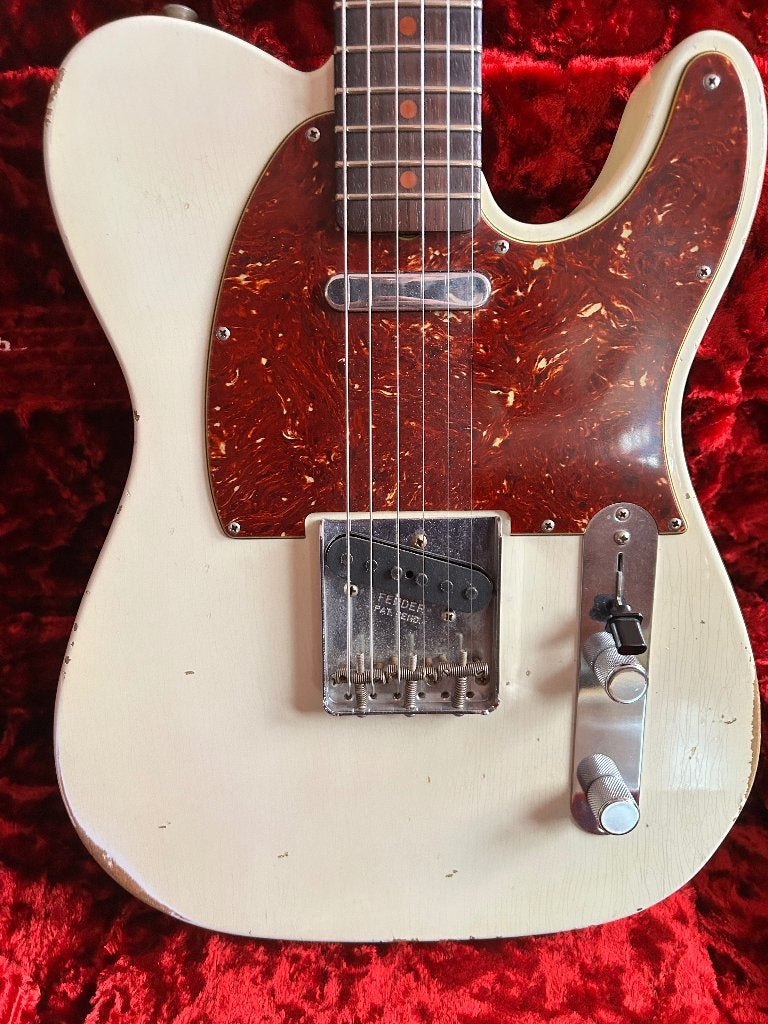 Fender custom shop telecaster 61 relic, Ophalen, Zo goed als nieuw, Solid body, Fender