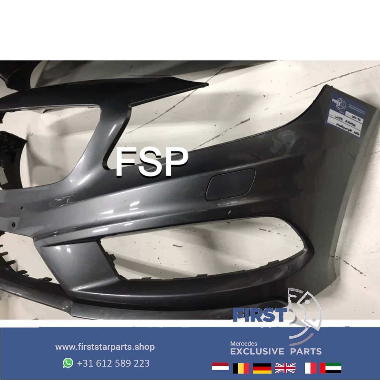 W176 AMG Voorbumper Mercedes A Klasse 2012-2016 DIVERSE KLEU, Gebruikt, -, Voor, Ophalen of Verzenden