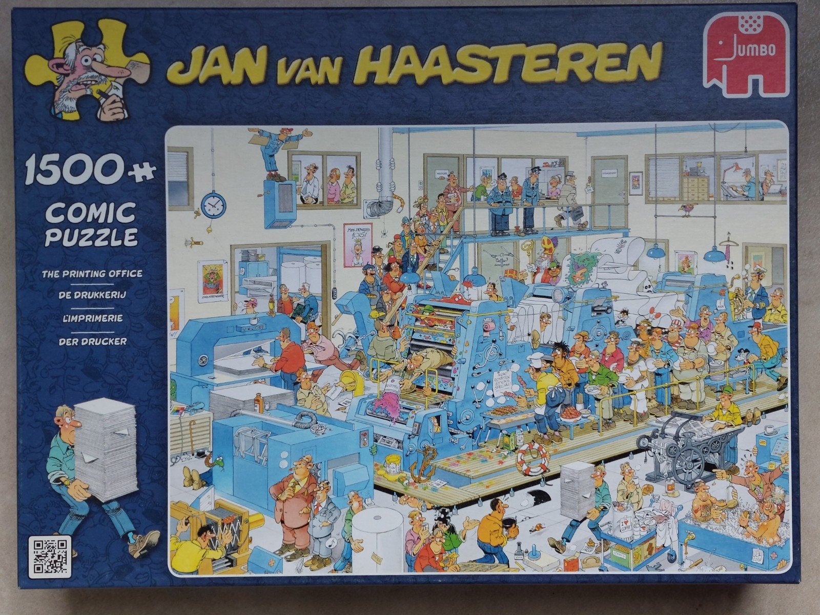 8 puzzels Jan van Haasteren 1500 stukjes, Enlèvement, 500 à 1500 pièces, Comme neuf, Puzzle