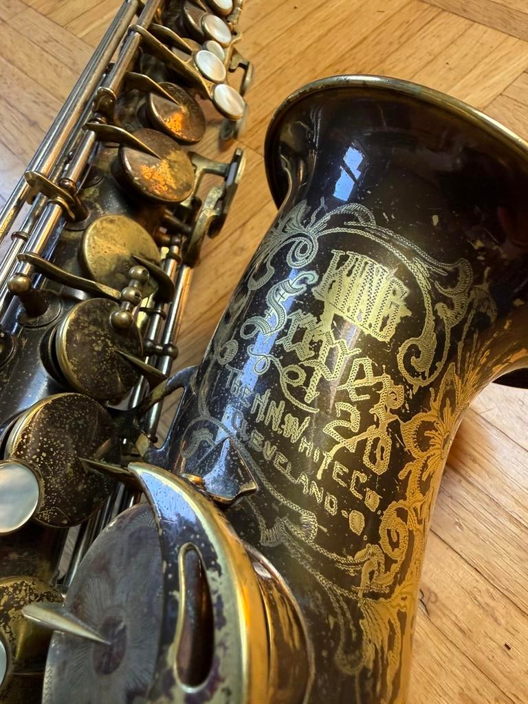 King Super 20 full pearl Series 1 alto Dark Lacquer, Muziek en Instrumenten, Blaasinstrumenten | Saxofoons, Ophalen of Verzenden