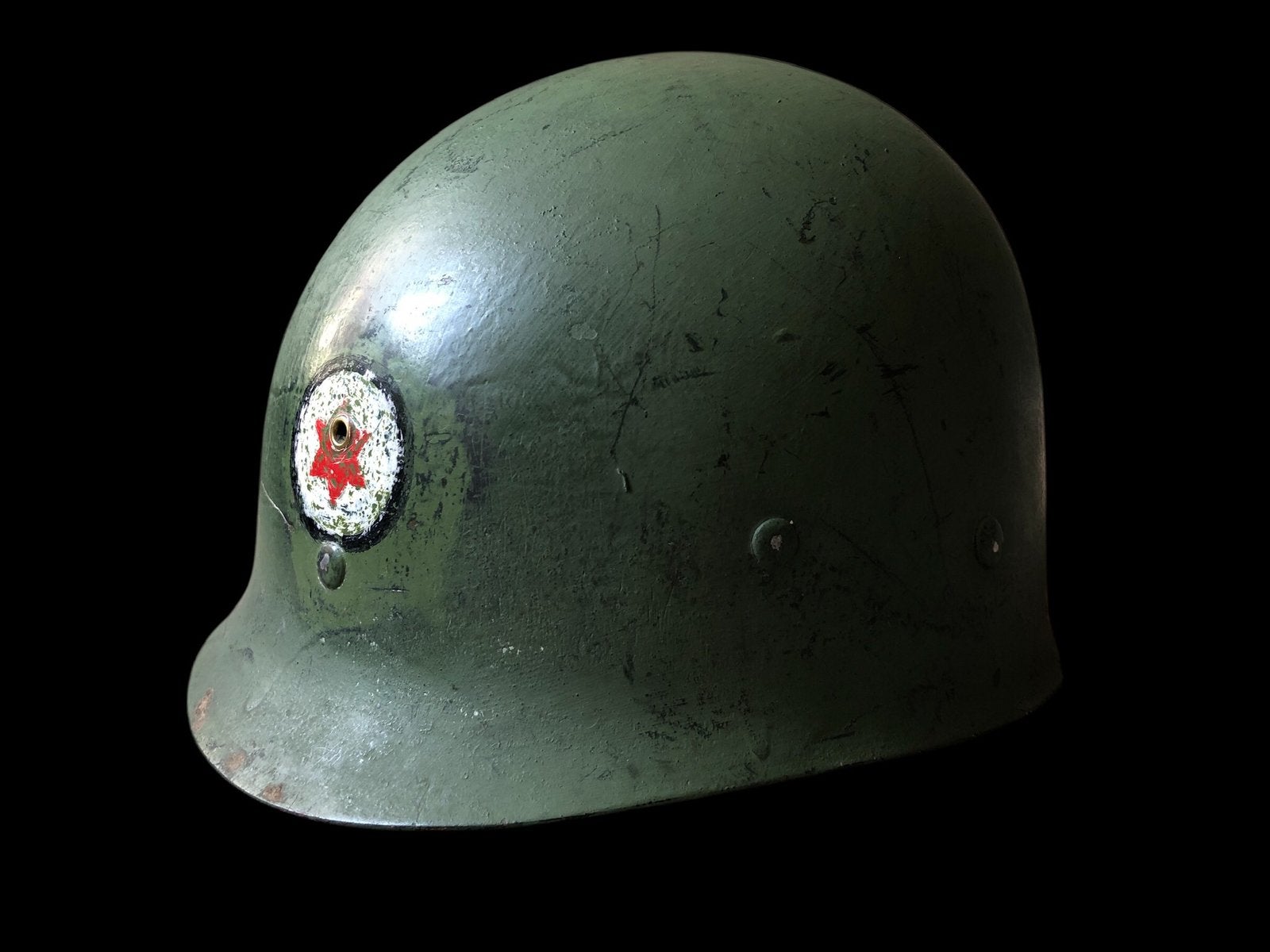 US Army WW2 6e infanterie divisie MSA liner, Ophalen of Verzenden