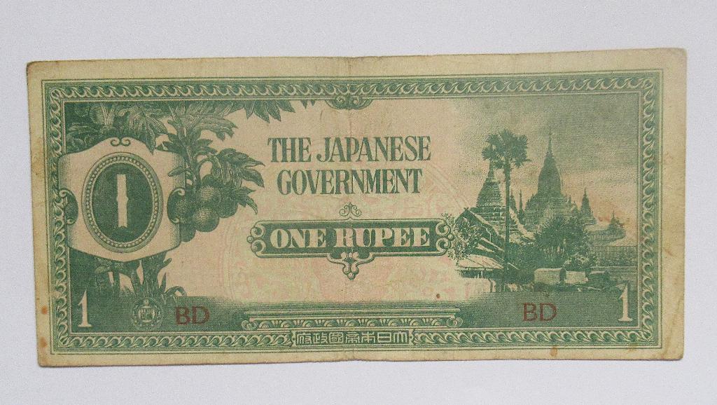 Birmanie 1 roupie 1942, Timbres & Monnaies, Envoi