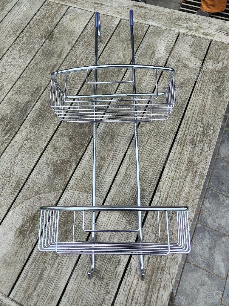 Beaux Ulis hangend doucherek 26x20x69cm chroom, Huis en Inrichting, Badkamer | Badtextiel en Accessoires, Ophalen, Nieuw
