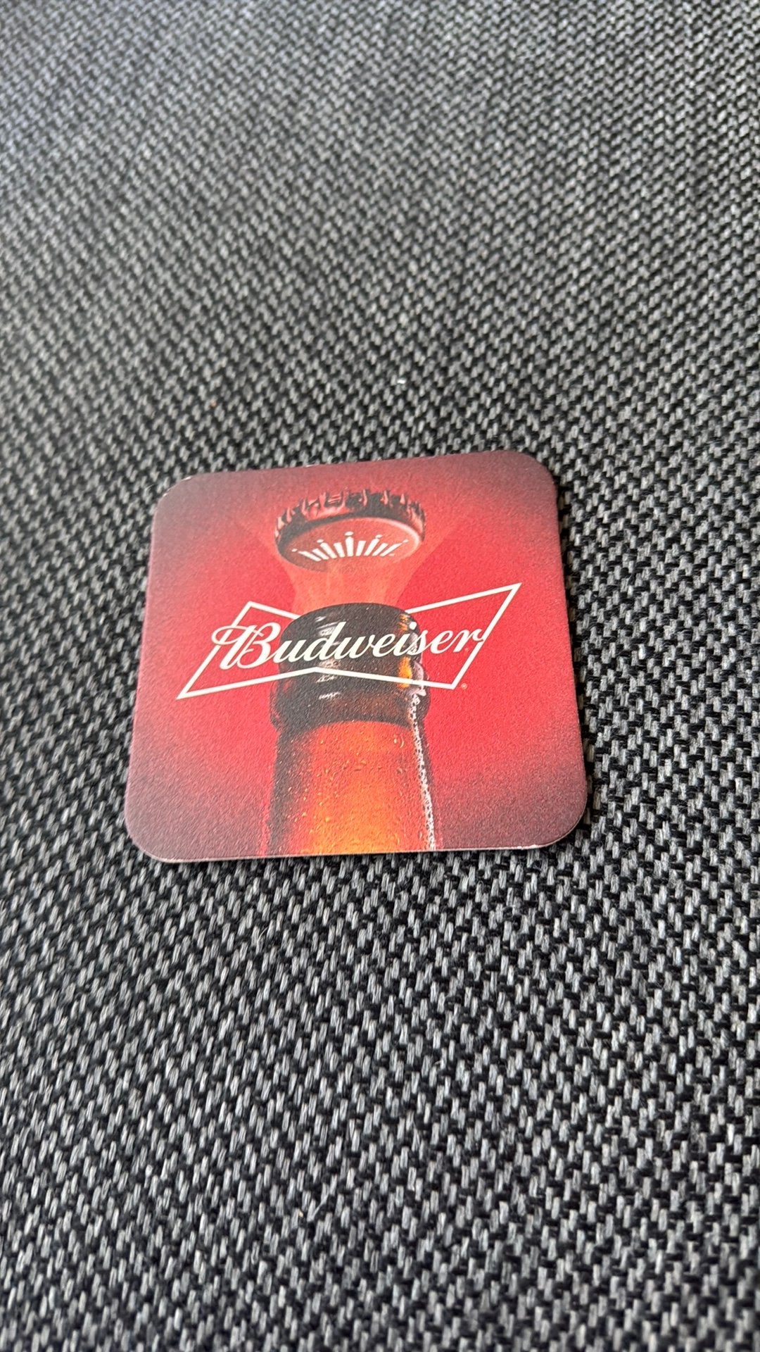 Budweiser bierviltje, Verzamelen, Ophalen of Verzenden, Nieuw, Viltje(s), Overige merken