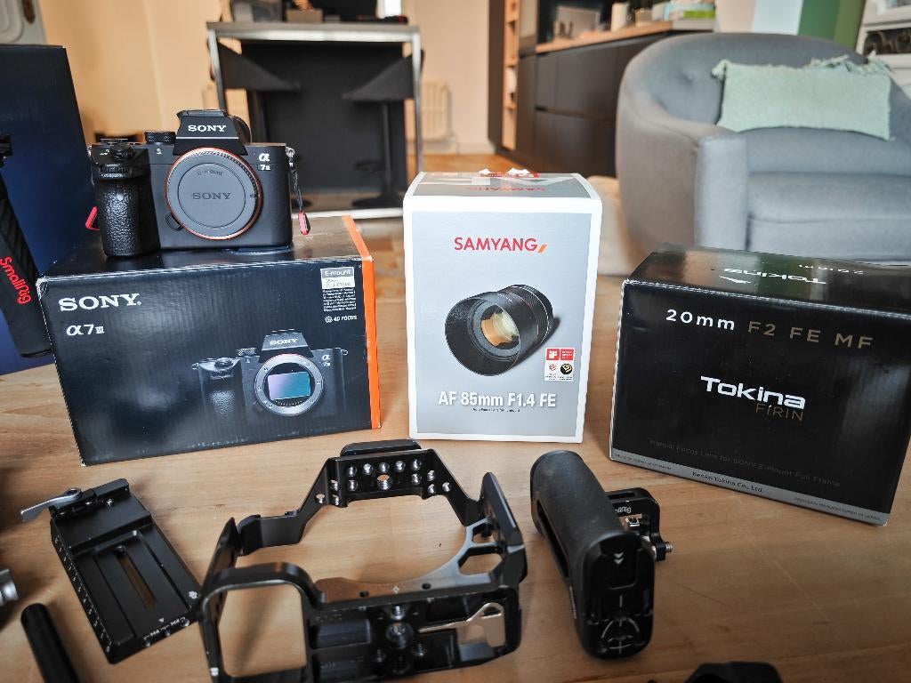 Pack photo et vidéo Sony A7 III complet, Ophalen, Spiegelreflex, 33 Megapixel, Zo goed als nieuw