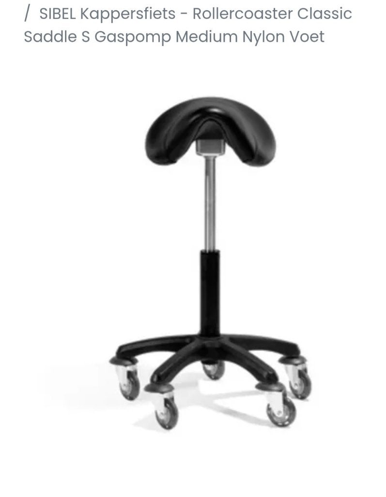 Ergonomische zadelstoel, Huis en Inrichting, Bureaustoelen, Gebruikt, Bureaustoel, Zwart, Ophalen