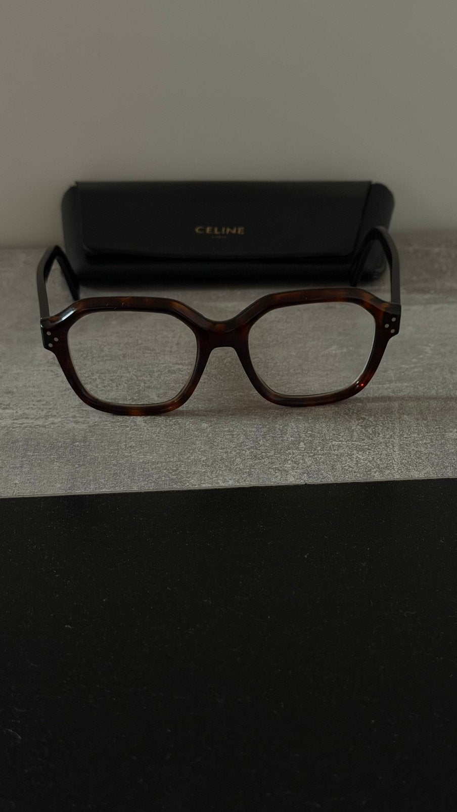 Lunettes monture Céline authentique, Bijoux, Sacs & Beauté, Enlèvement, Comme neuf, Lunettes