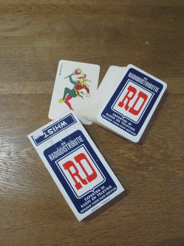 KAARTSPEL SPEELKAARTEN RD RADIODISTRIBUTIE RADIO TELEVISIE, Collections, Cartes à jouer, Jokers & Jeux des sept familles, Enlèvement ou Envoi