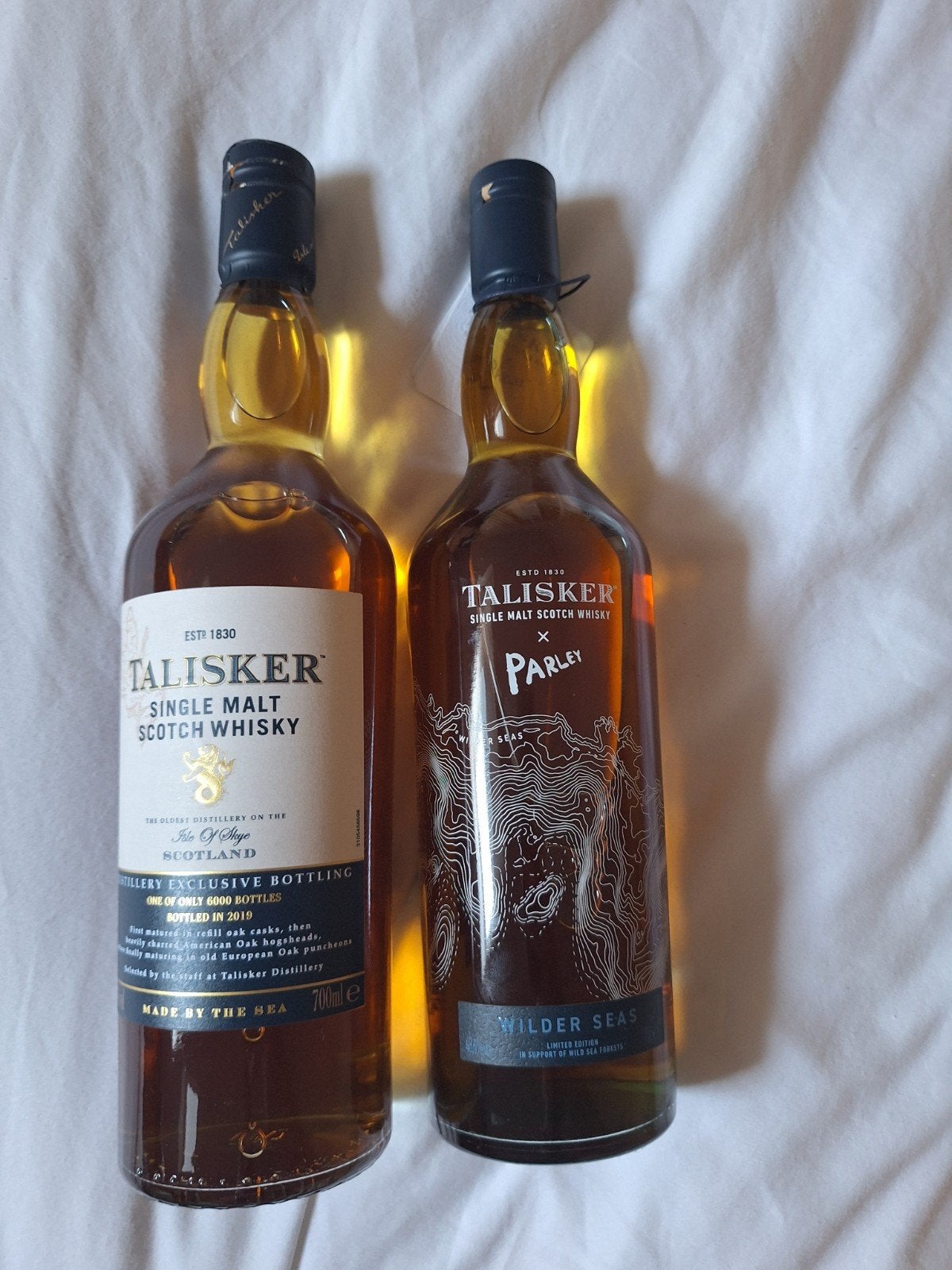 talisker whisky 2 flessen, Collections, Enlèvement ou Envoi