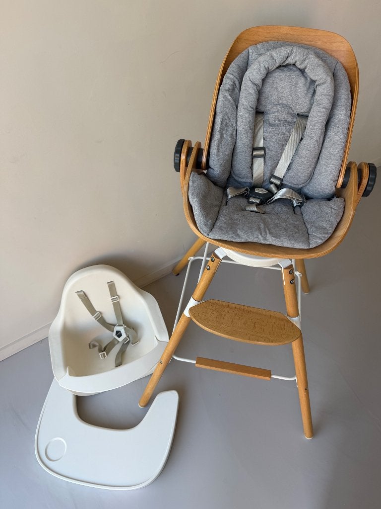 Eetstoel Childhome Evolu, Kinderen en Baby's, Ophalen, Zo goed als nieuw, Meegroeistoel, Aanschuifbaar